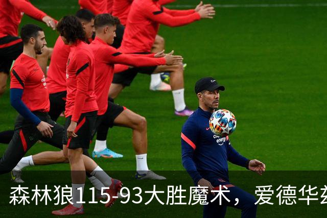 森林狼115-93大胜魔术，爱德华兹15+4+4，鲍尔12+5+5